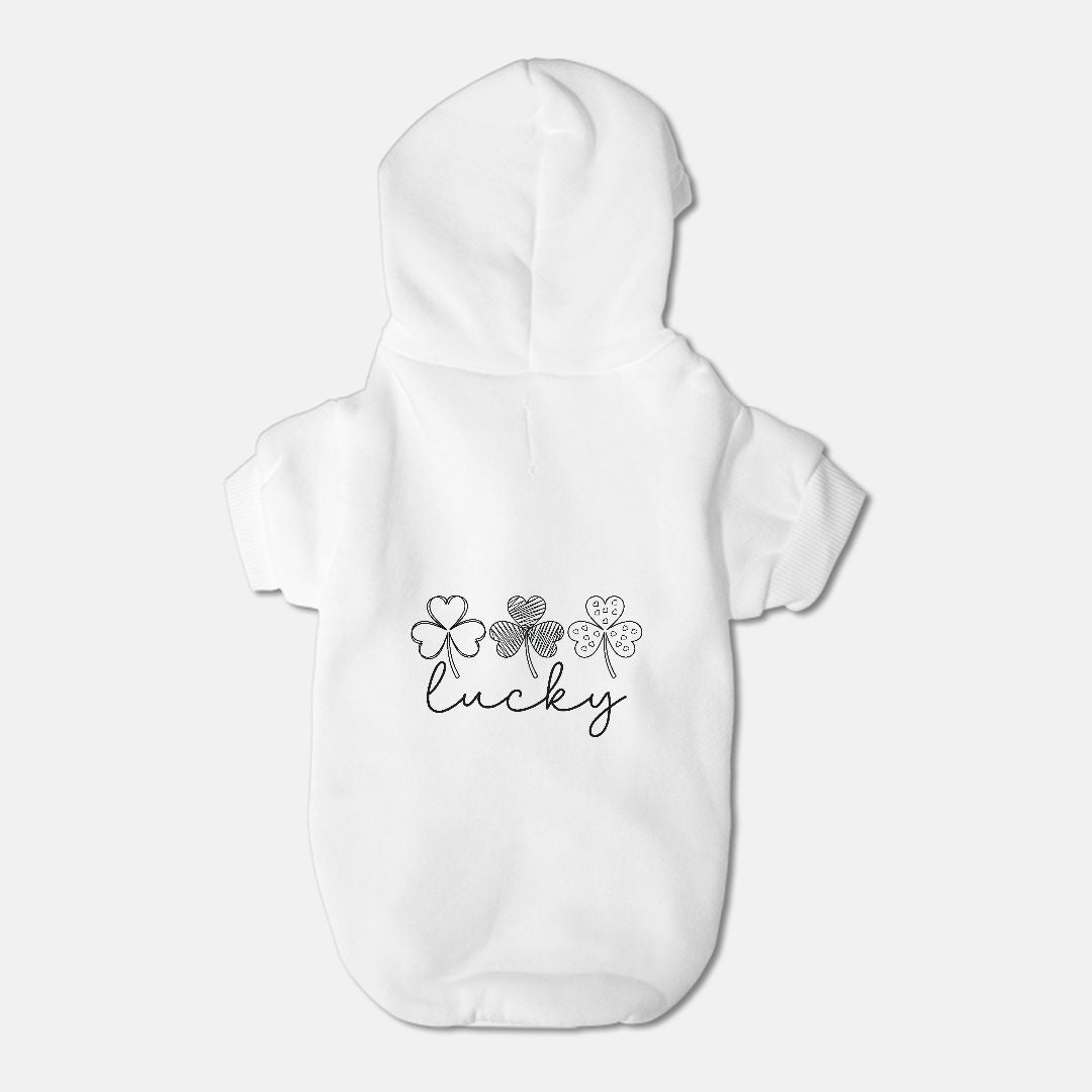 Lucky Clover Pet Hoodie -  Small Breed