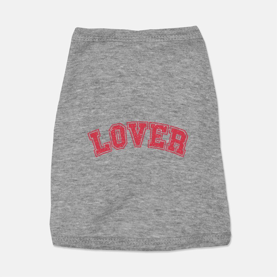 Lover Collegiate Style Pet T-Shirt