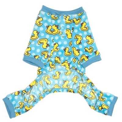 Rubber Duck Fleece Dog Jammies