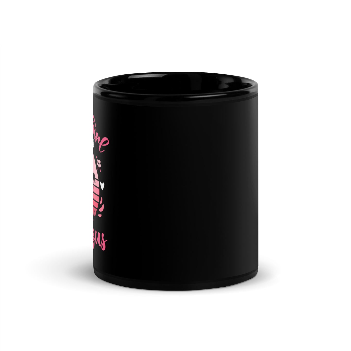 Just a Girl Who Loves Shih Tzu Black Glossy Mug