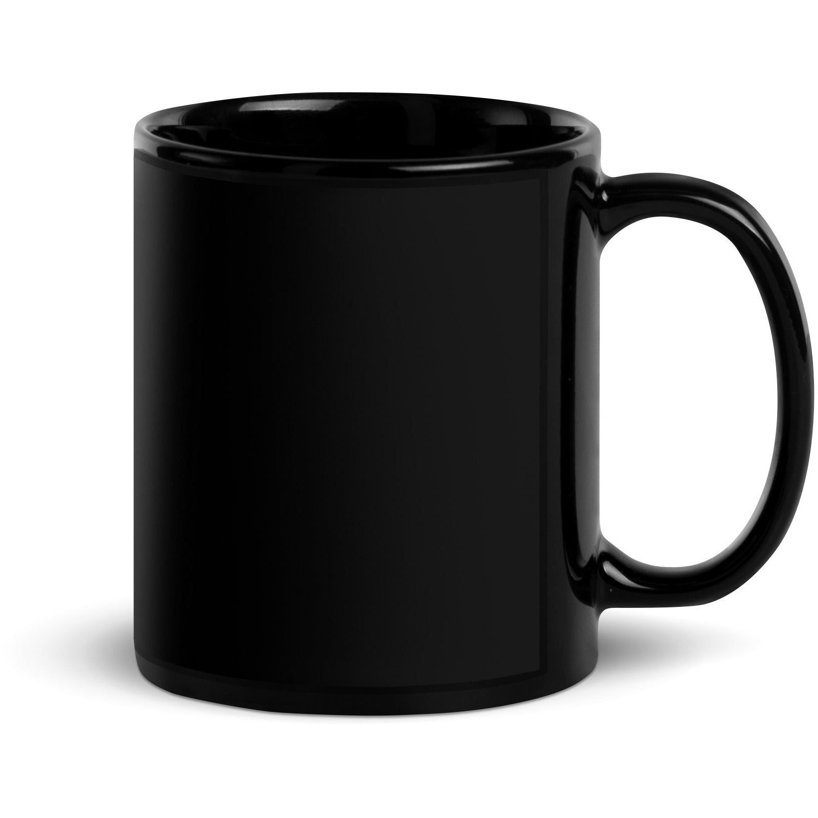 May the Force Be Shih Tzu Black Glossy Mug