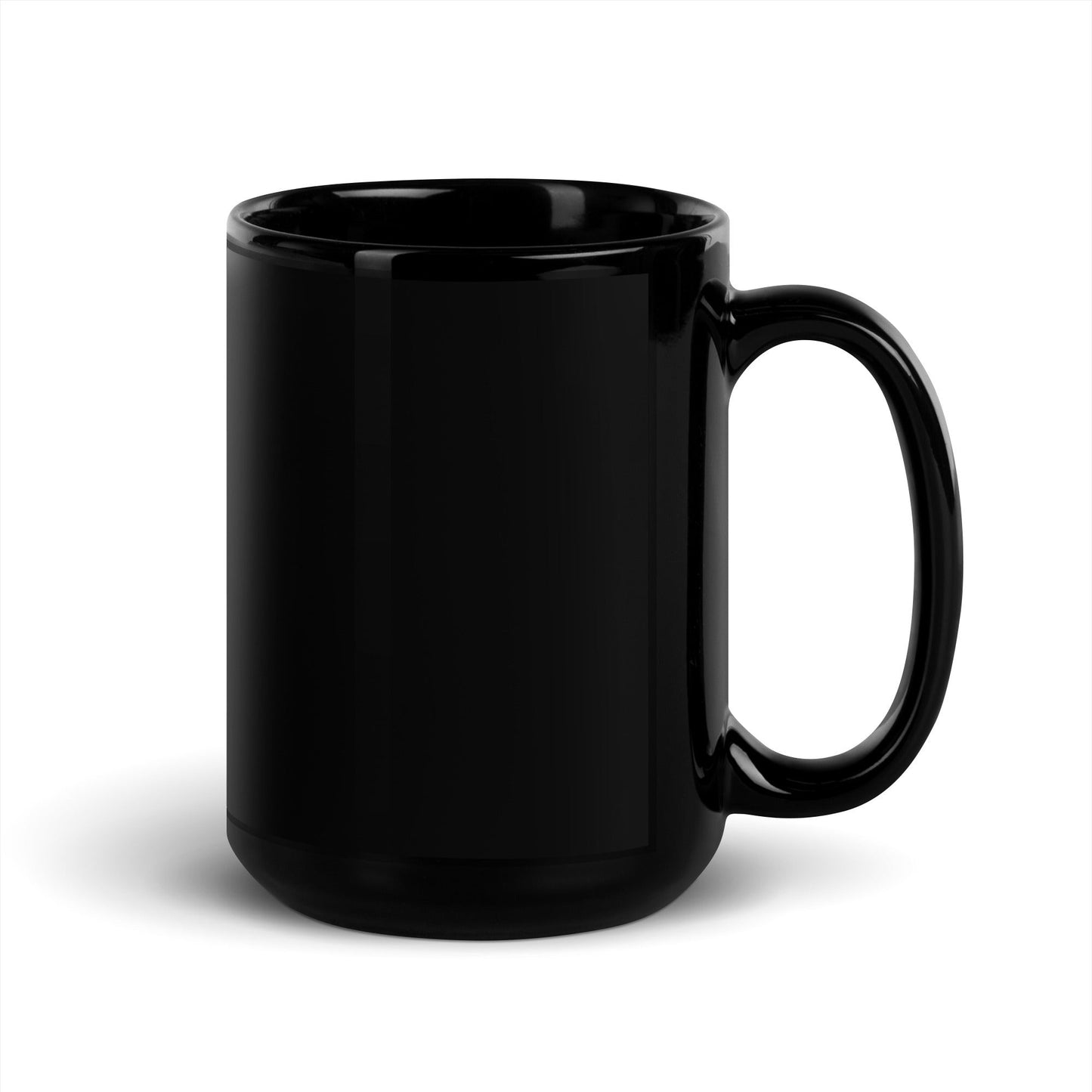 May the Force Be Shih Tzu Black Glossy Mug