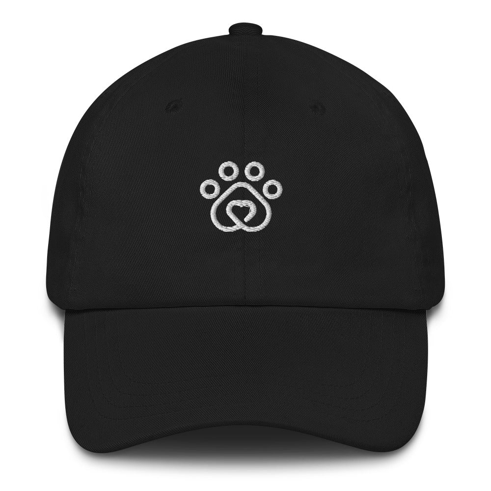 Pawprint Heart Baseball Cap