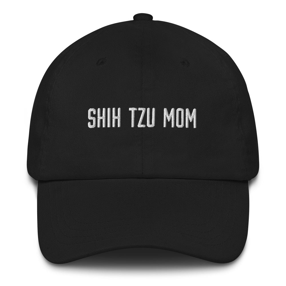 Shih Tzu Mom Embroidered Baseball Cap