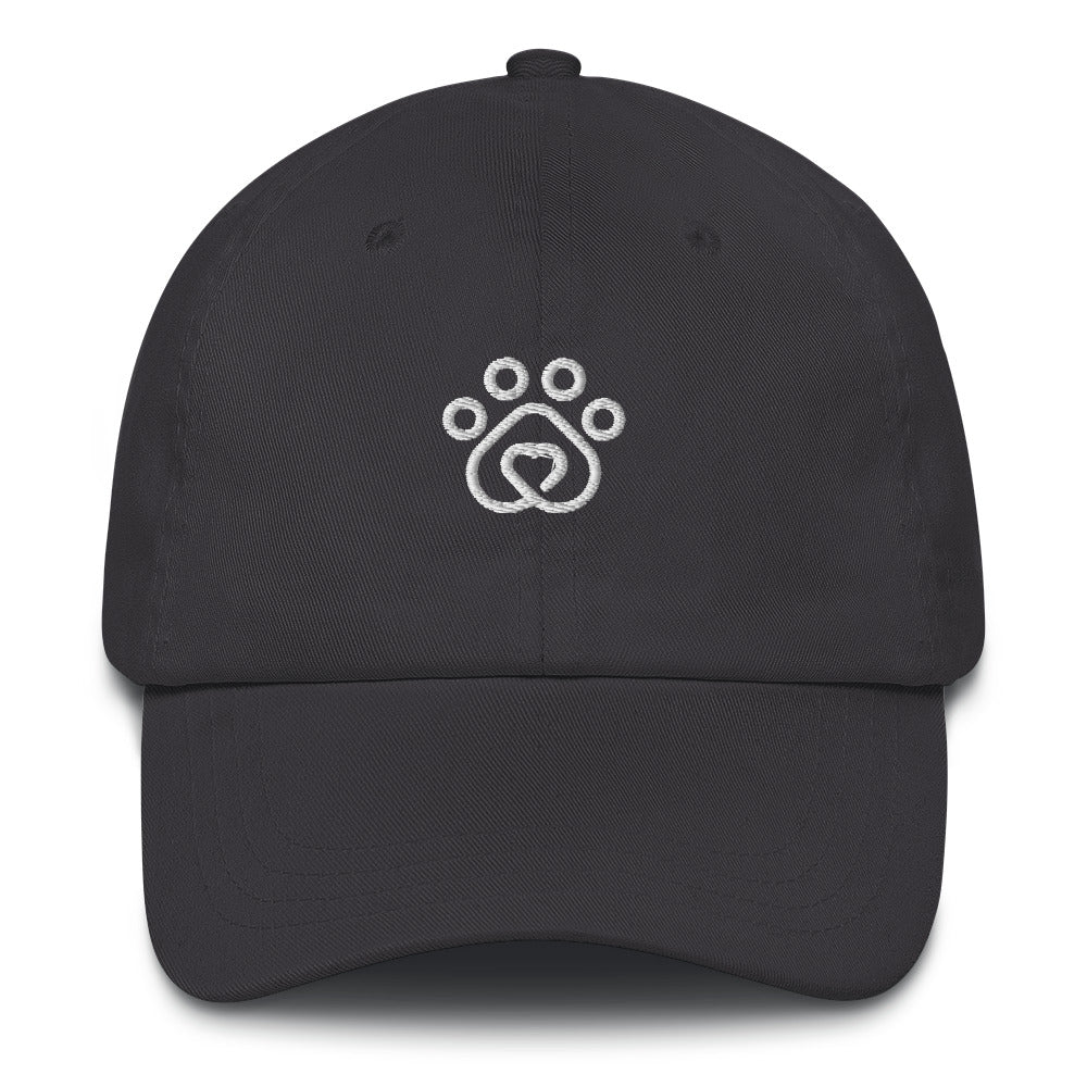 Pawprint Heart Baseball Cap