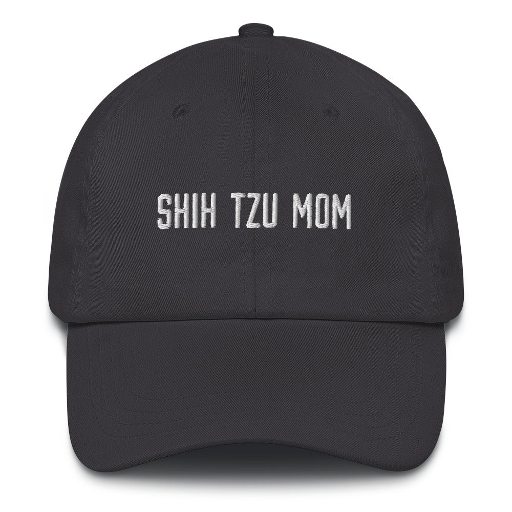 Shih Tzu Mom Embroidered Baseball Cap