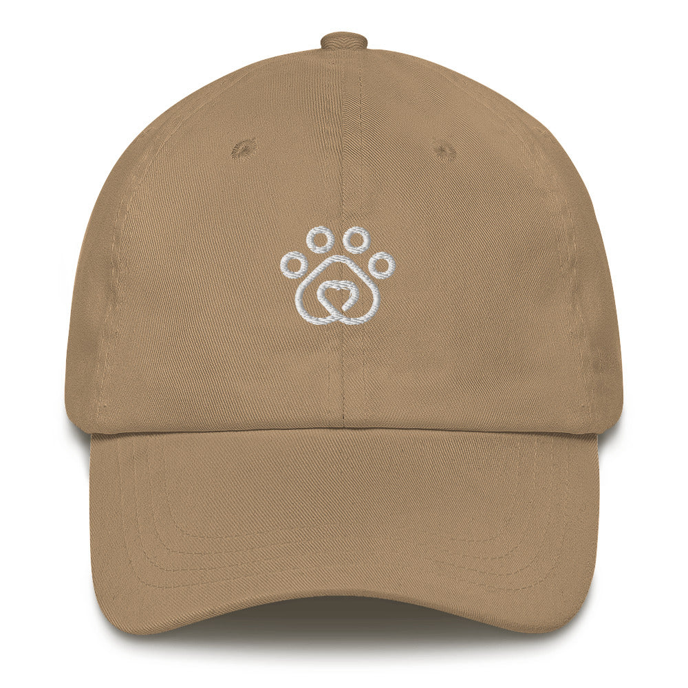 Pawprint Heart Baseball Cap