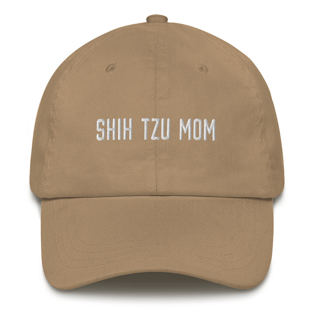 Shih Tzu Mom Embroidered Baseball Cap