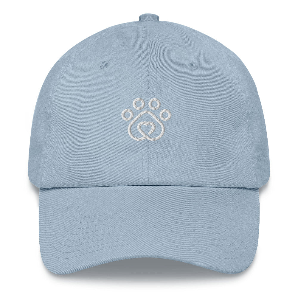 Pawprint Heart Baseball Cap