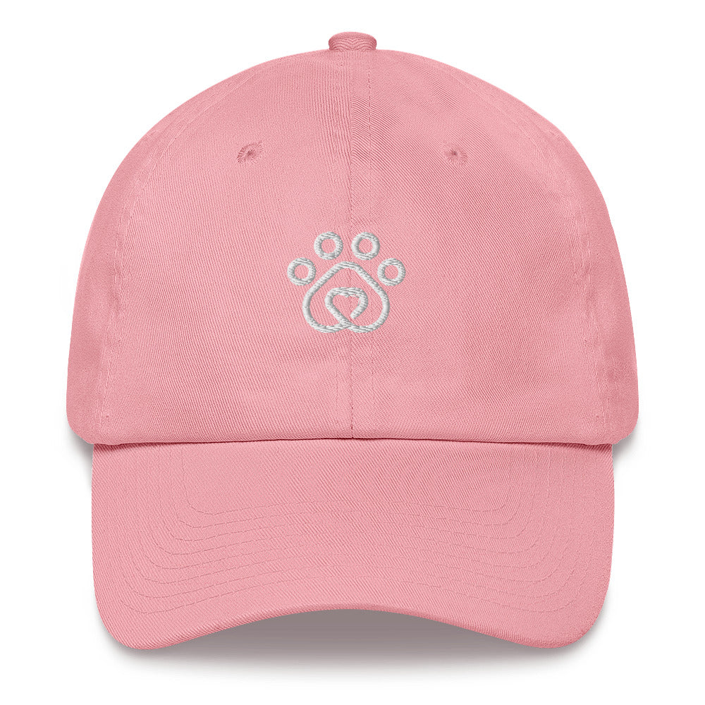 Pawprint Heart Baseball Cap