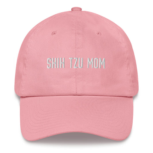 Shih Tzu Mom Embroidered Baseball Cap