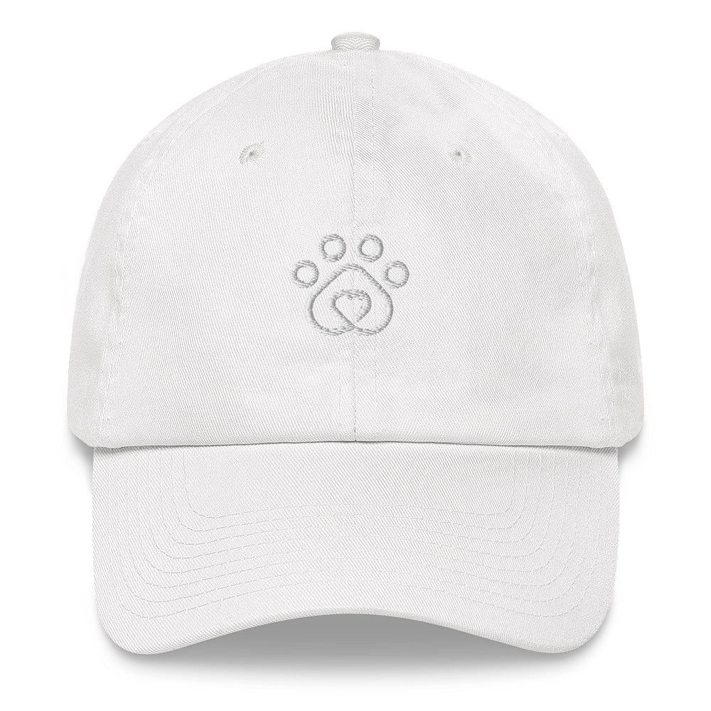 Pawprint Heart Baseball Cap