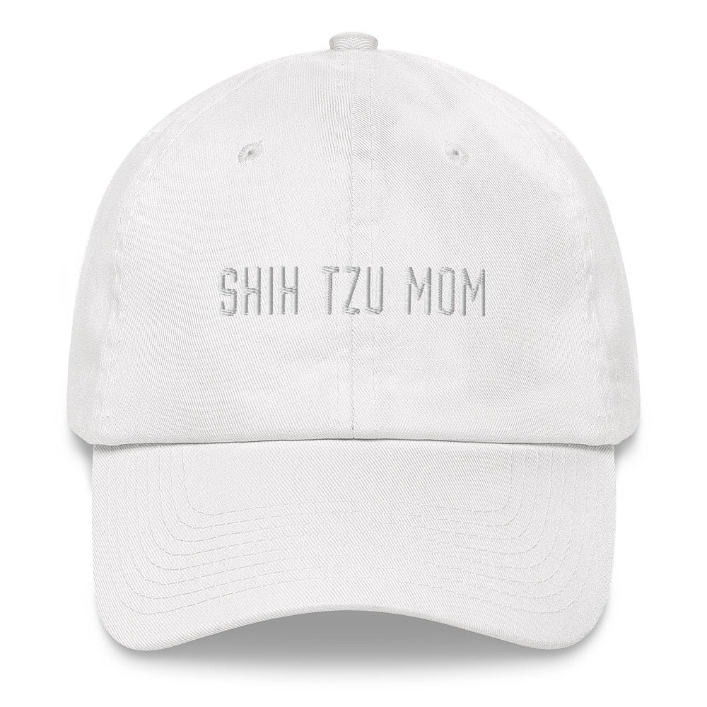 Shih Tzu Mom Embroidered Baseball Cap