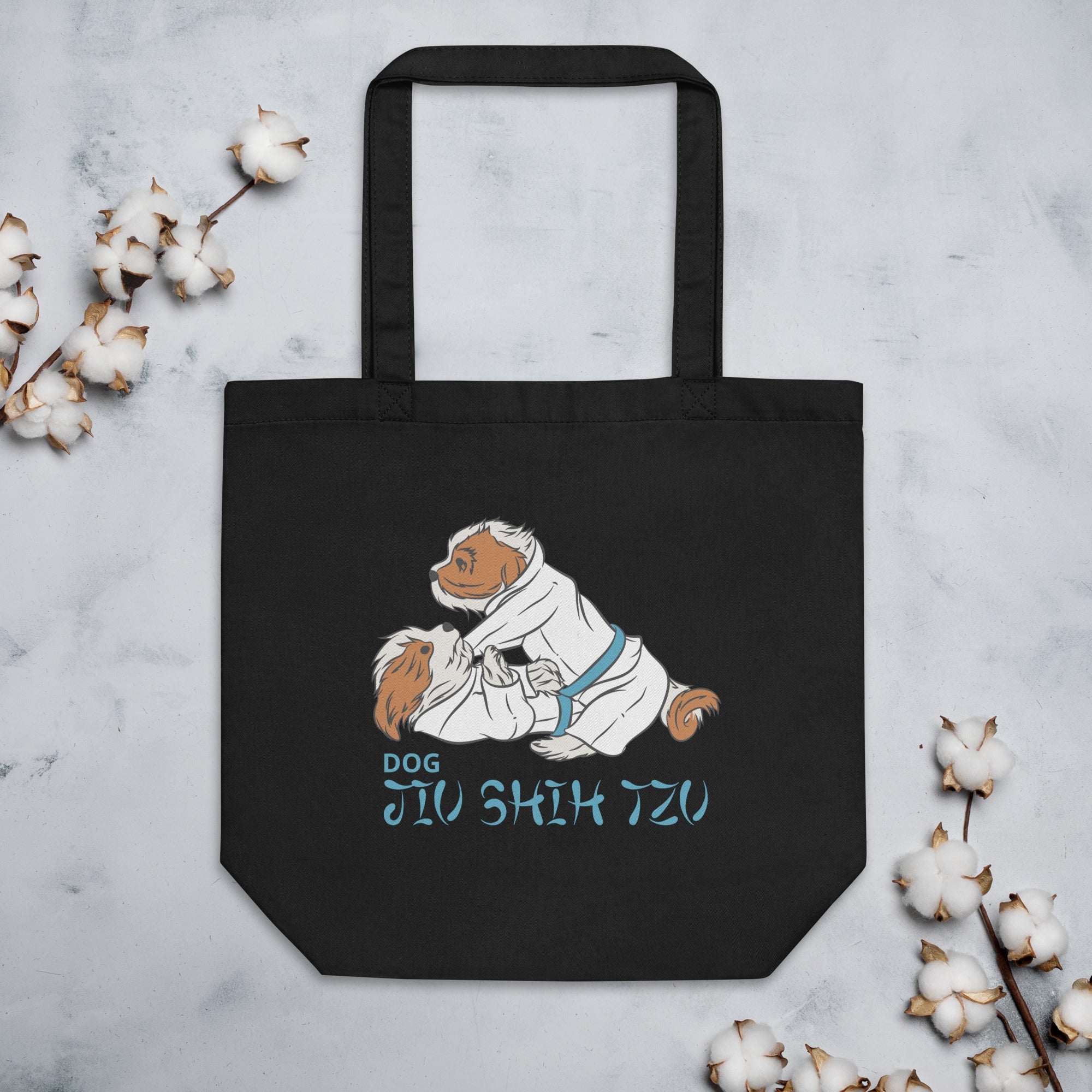 Dog Jiu Shih Tzu Eco Tote Bag