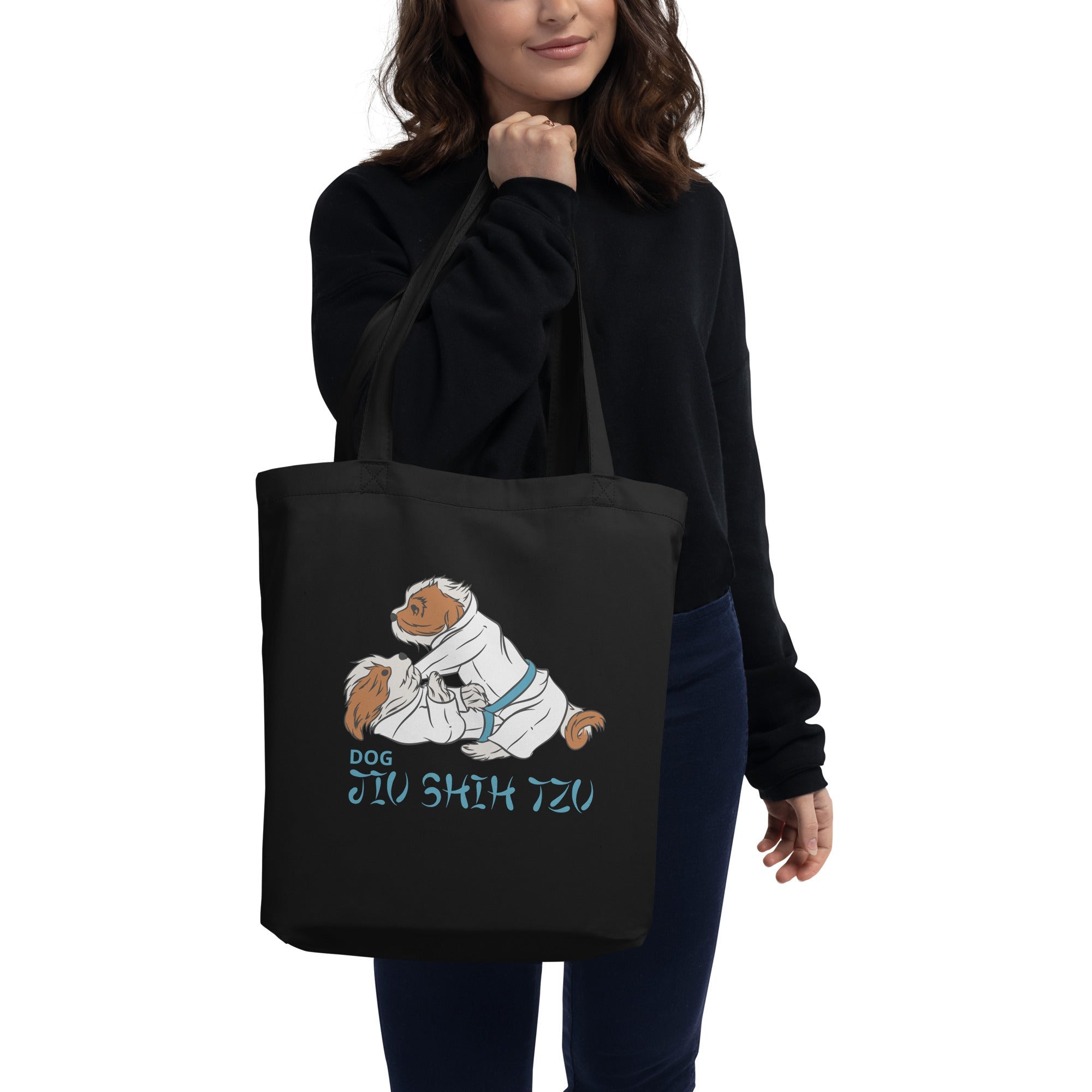 Dog Jiu Shih Tzu Eco Tote Bag