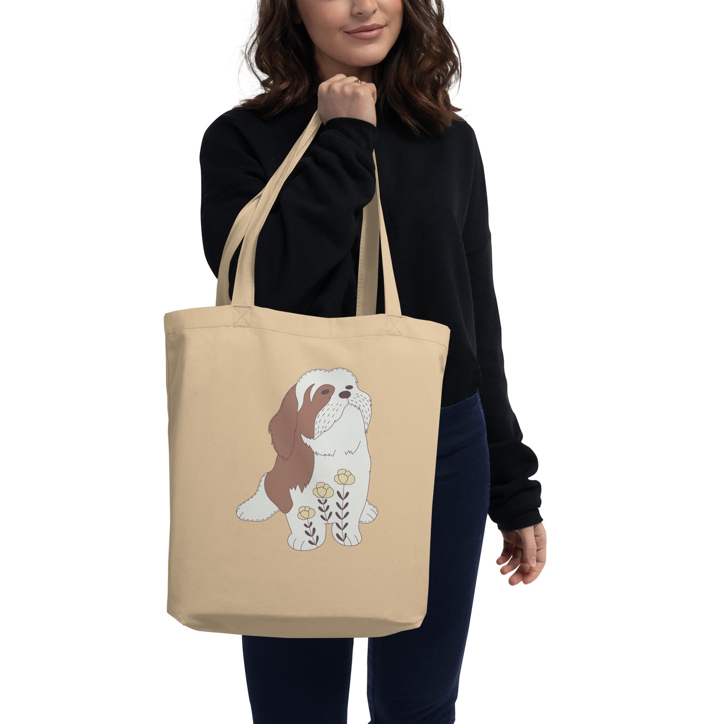 Scandinavian Shih Tzu Eco Tote Bag