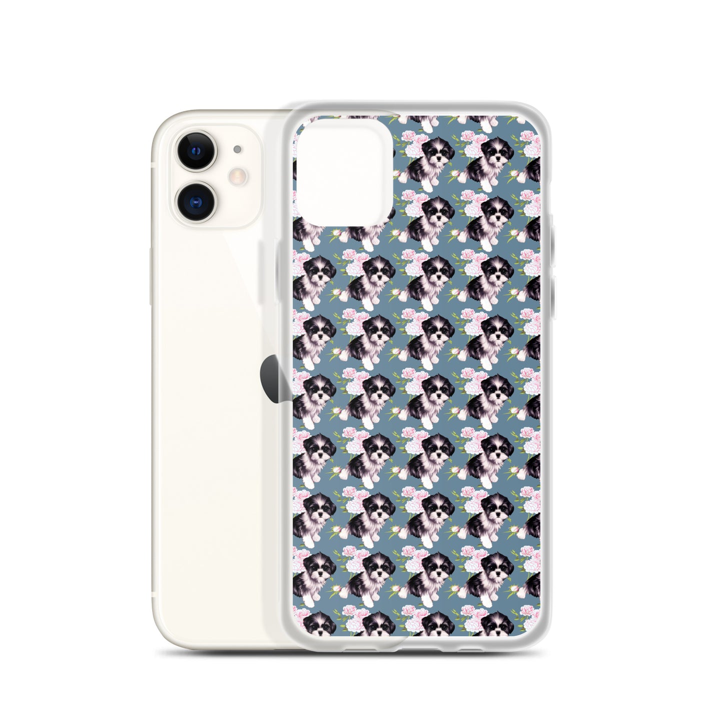 Victorian Roses and Shih Tzu iPhone Case