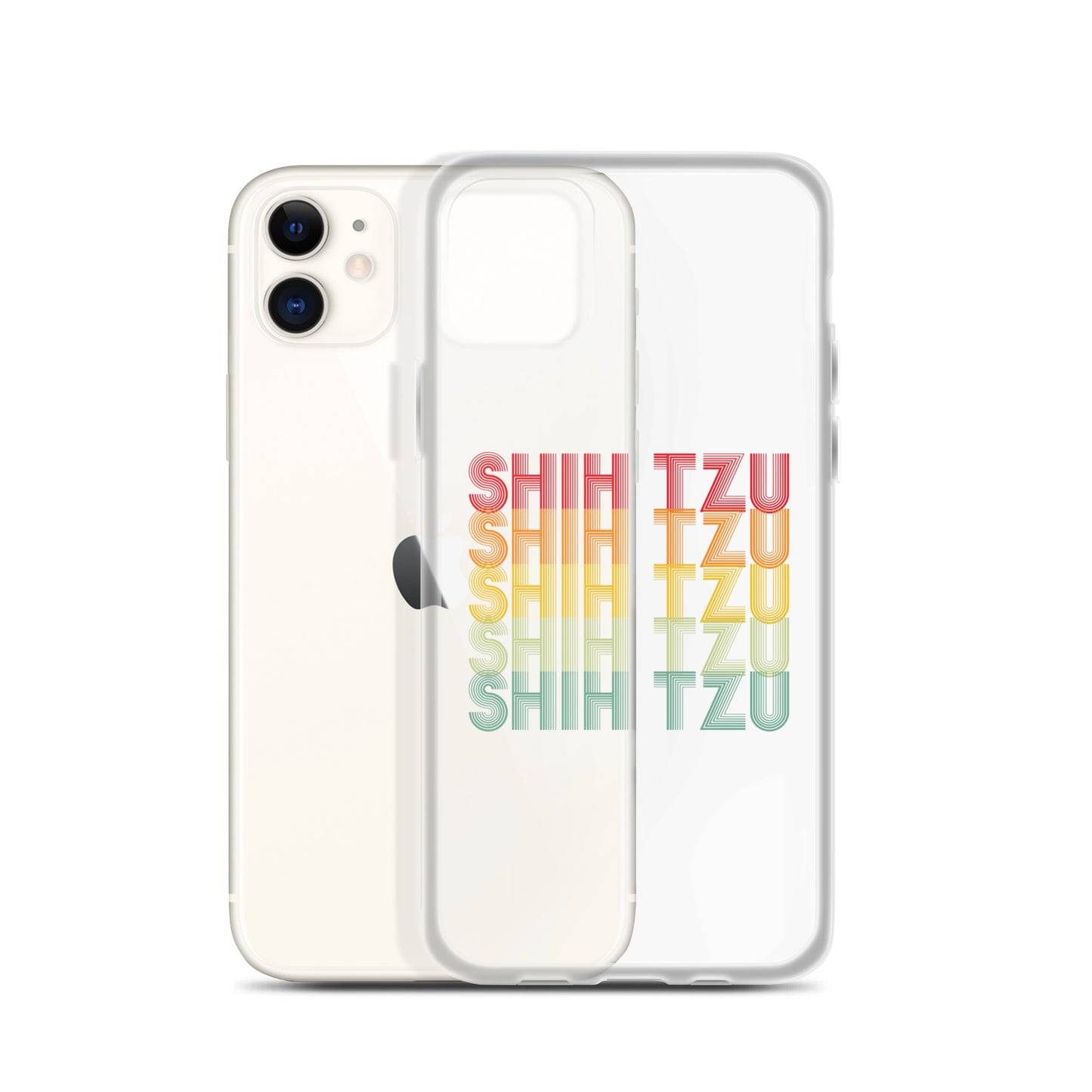 Shih Tzu Typographical iPhone Case