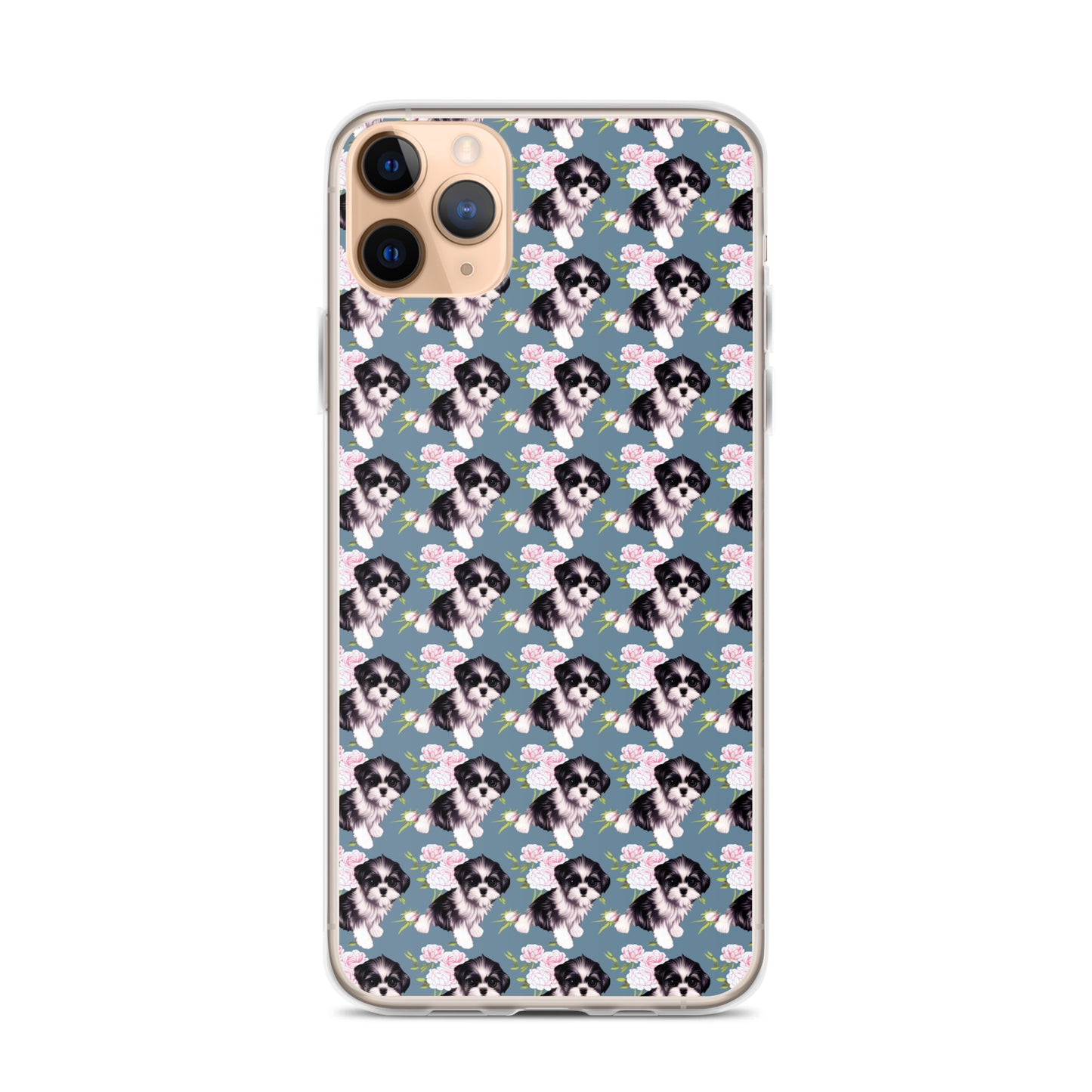 Victorian Roses and Shih Tzu iPhone Case