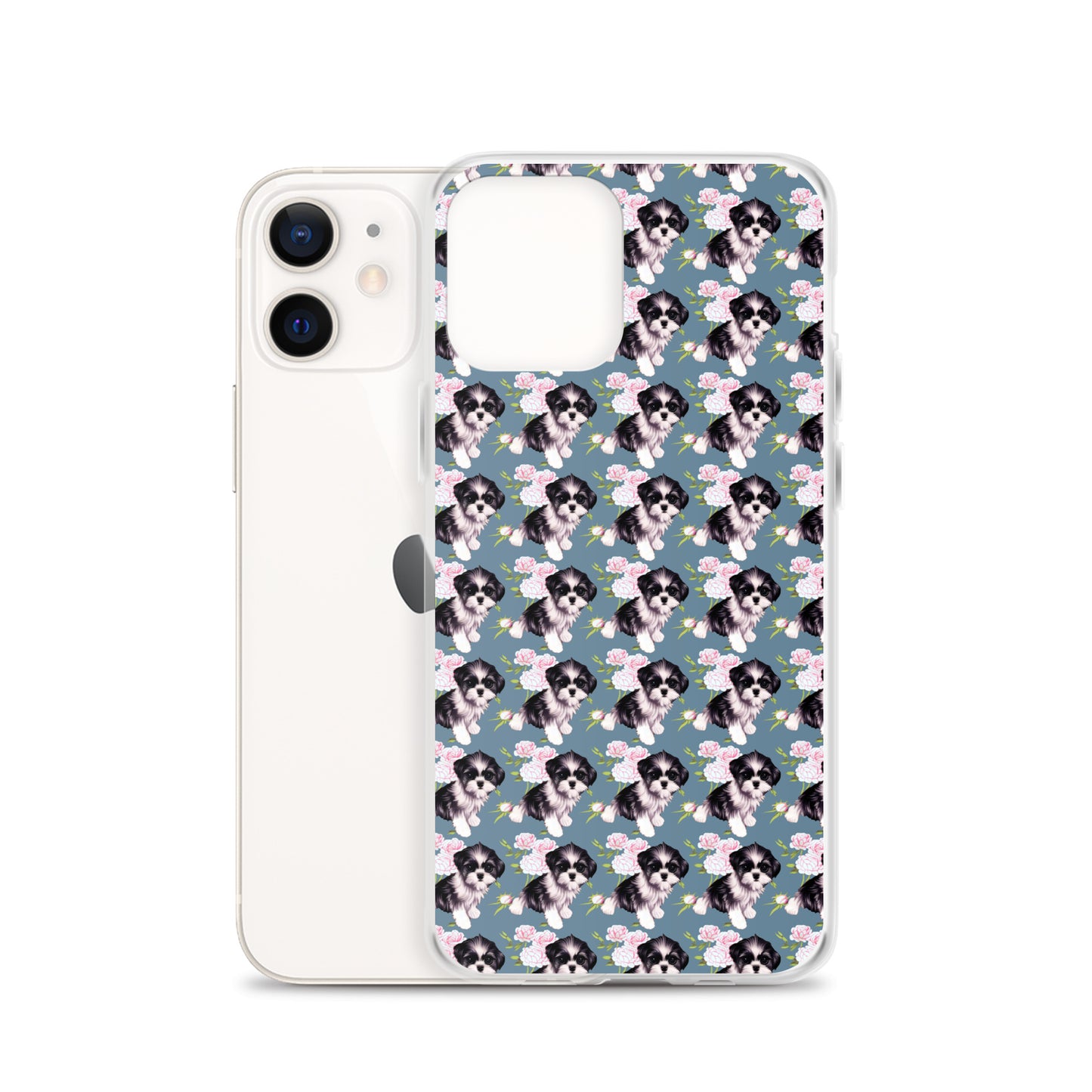 Victorian Roses and Shih Tzu iPhone Case