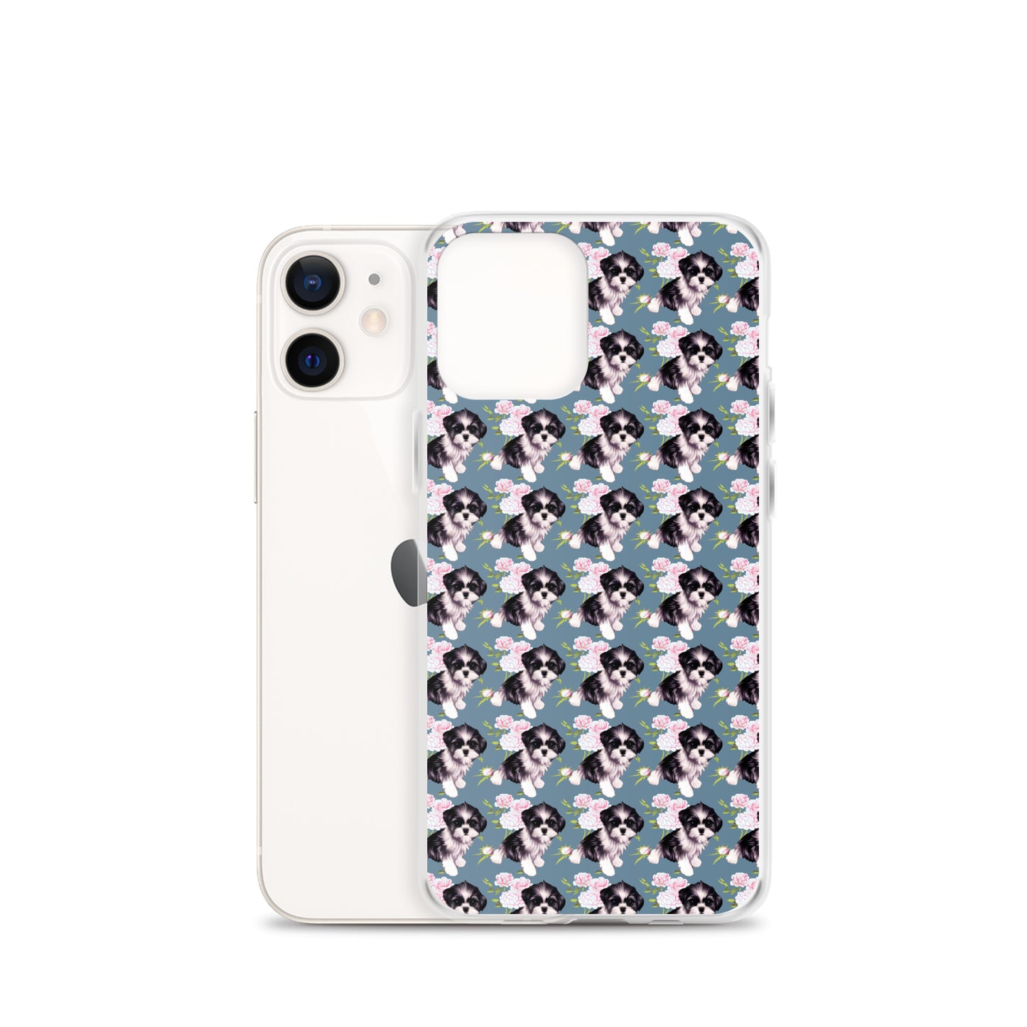 Victorian Roses and Shih Tzu iPhone Case