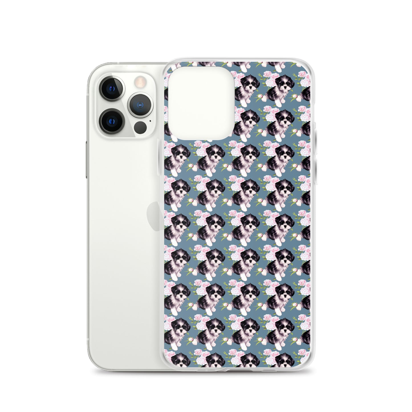 Victorian Roses and Shih Tzu iPhone Case