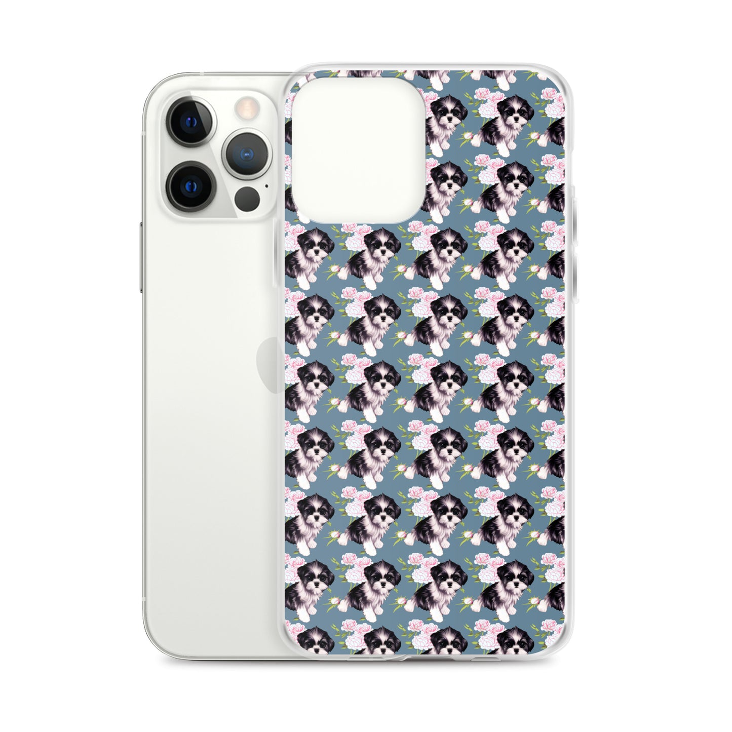 Victorian Roses and Shih Tzu iPhone Case