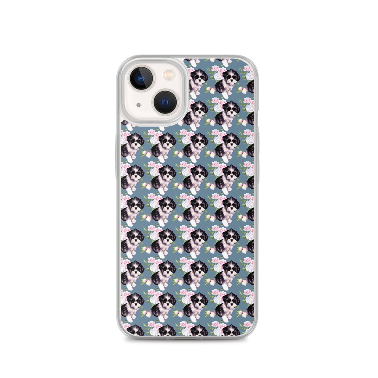 Victorian Roses and Shih Tzu iPhone Case