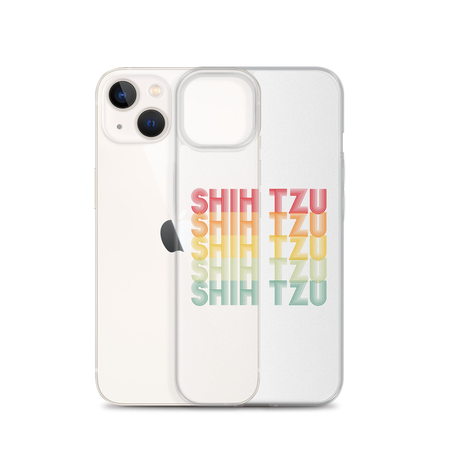 Shih Tzu Typographical iPhone Case