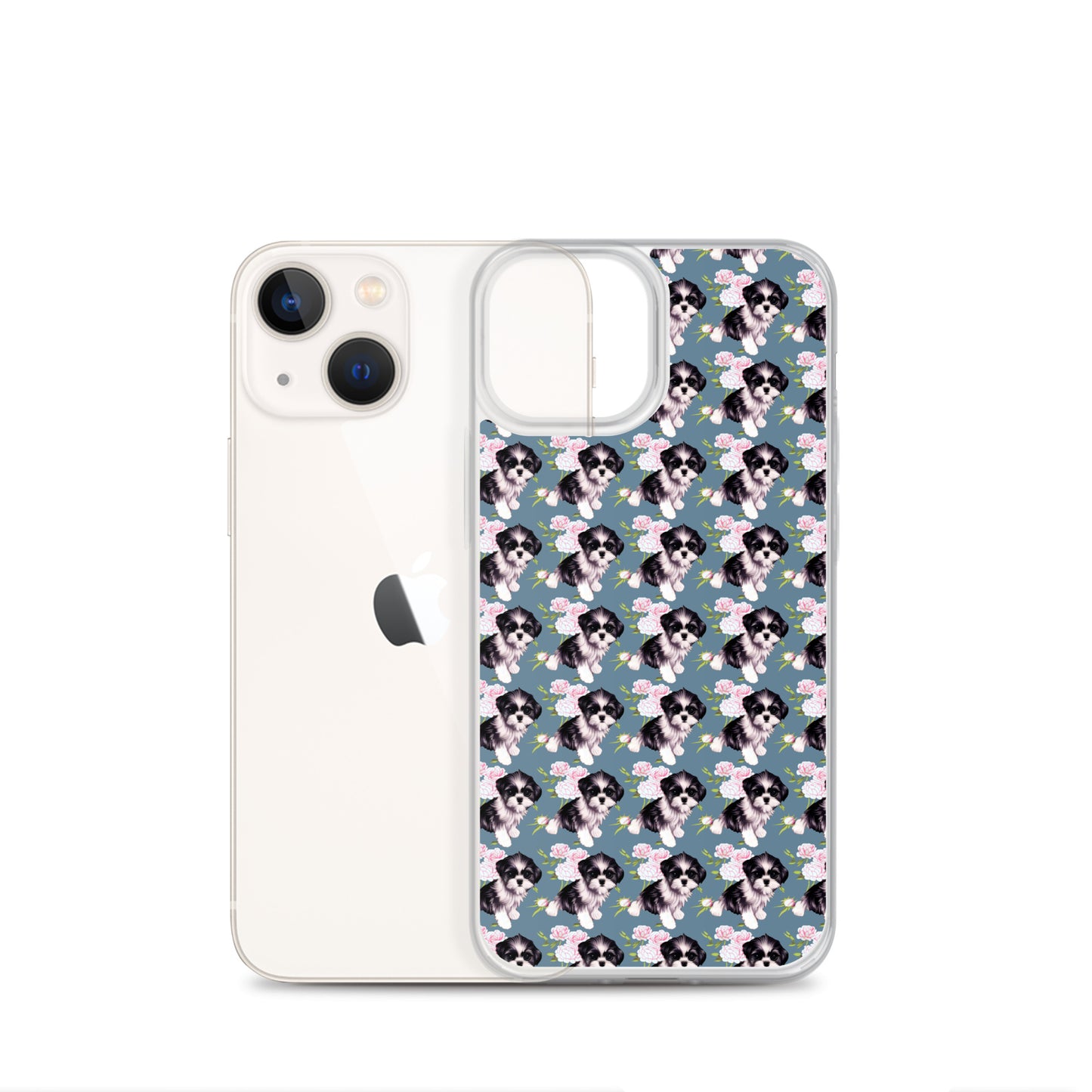 Victorian Roses and Shih Tzu iPhone Case