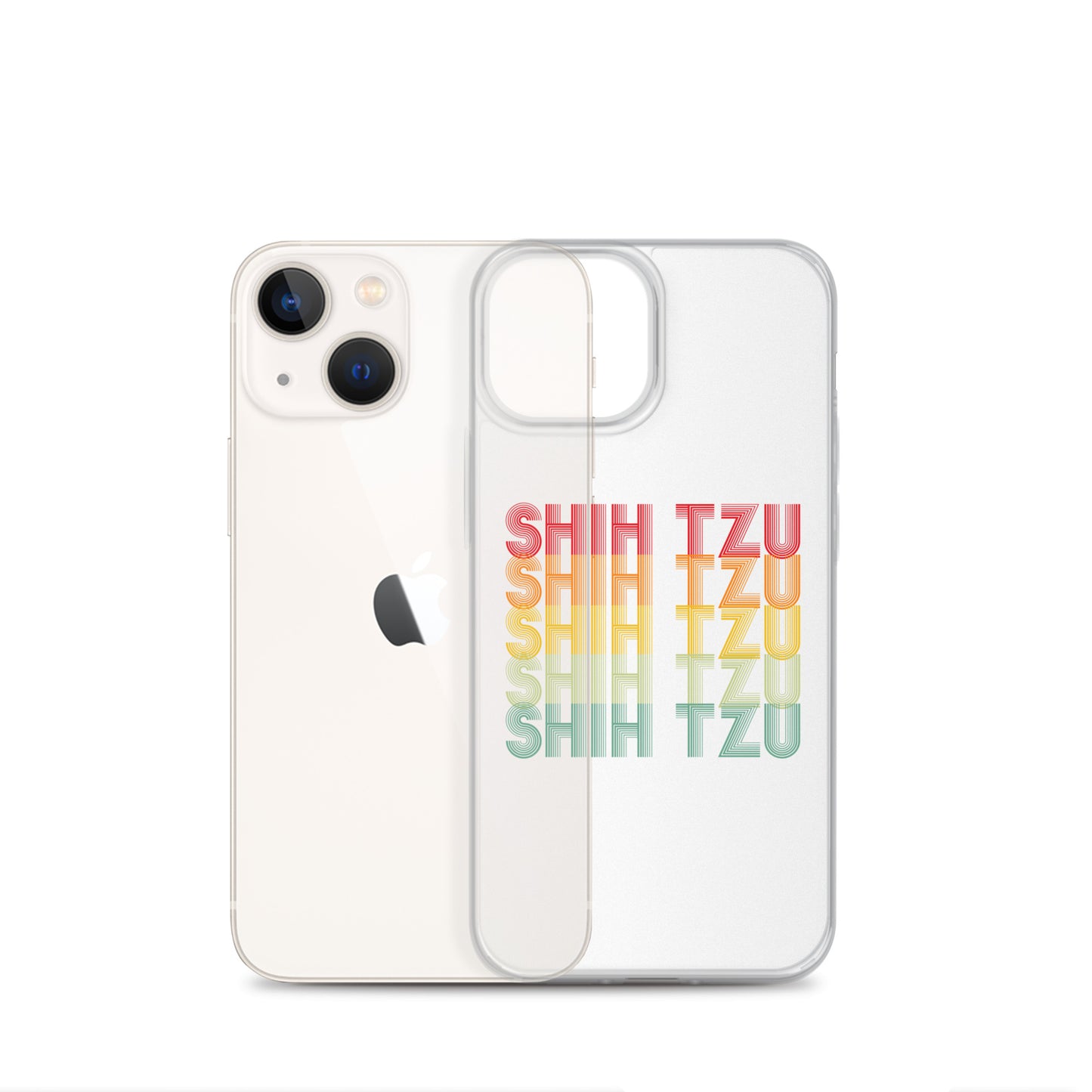 Shih Tzu Typographical iPhone Case