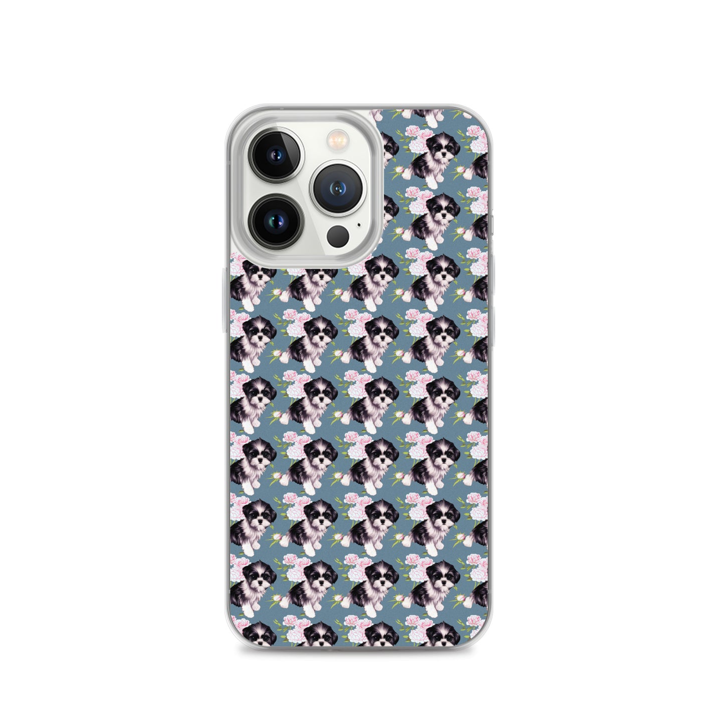 Victorian Roses and Shih Tzu iPhone Case