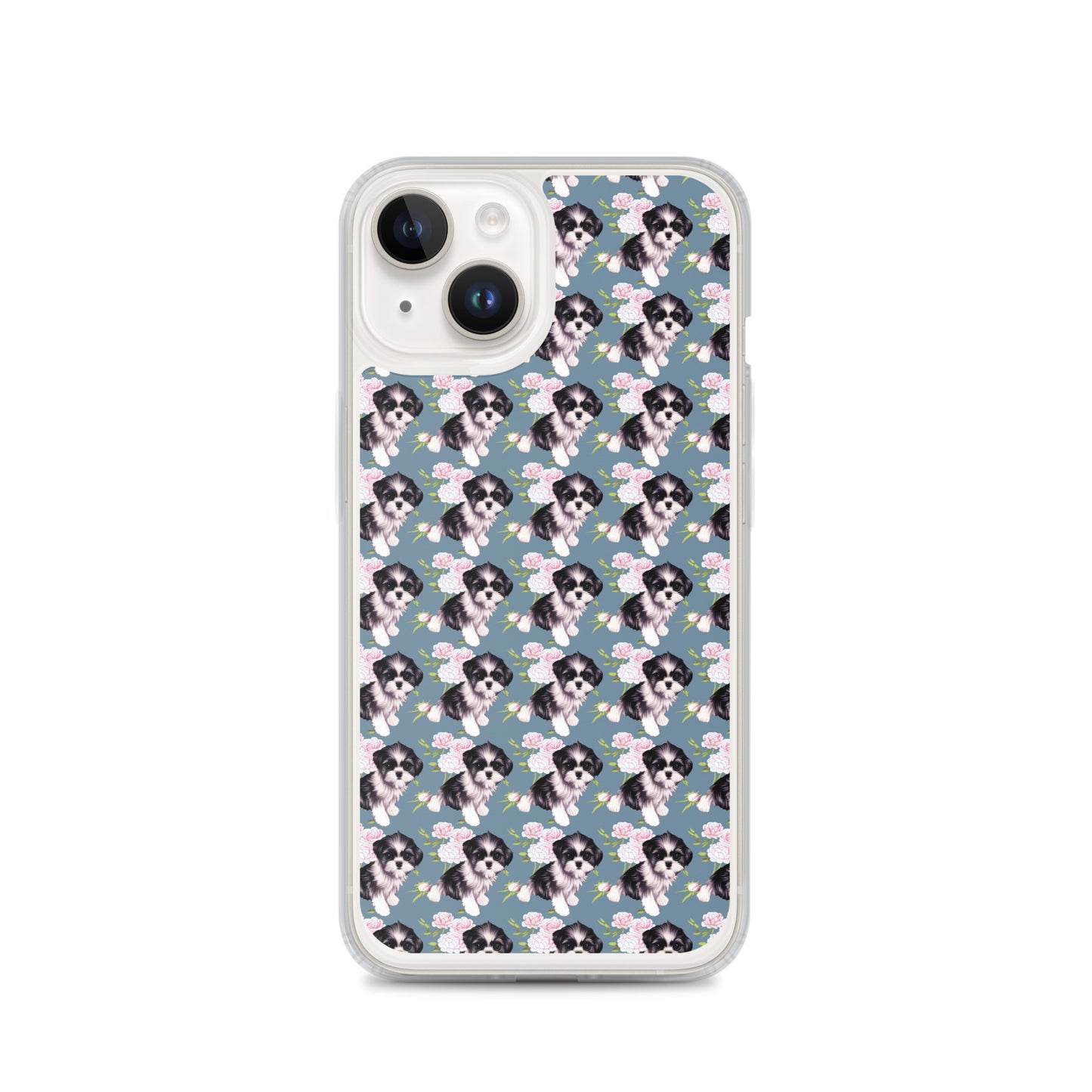 Victorian Roses and Shih Tzu iPhone Case