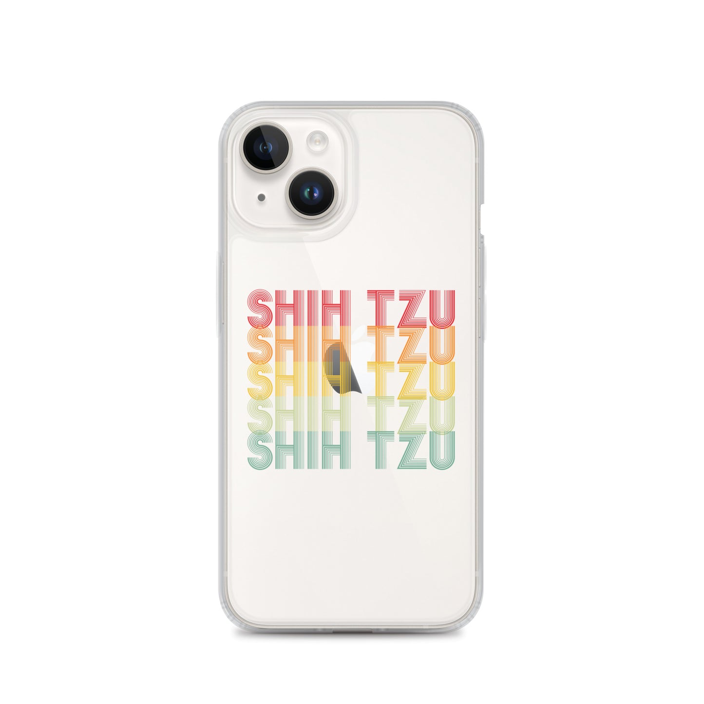 Shih Tzu Typographical iPhone Case