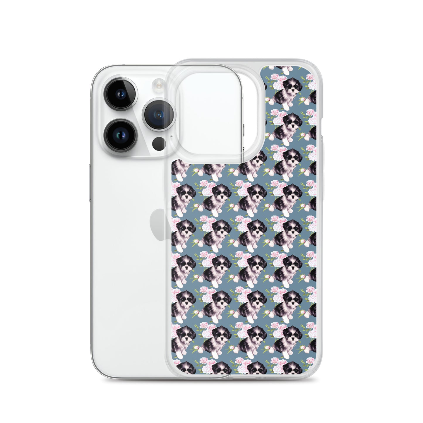 Victorian Roses and Shih Tzu iPhone Case