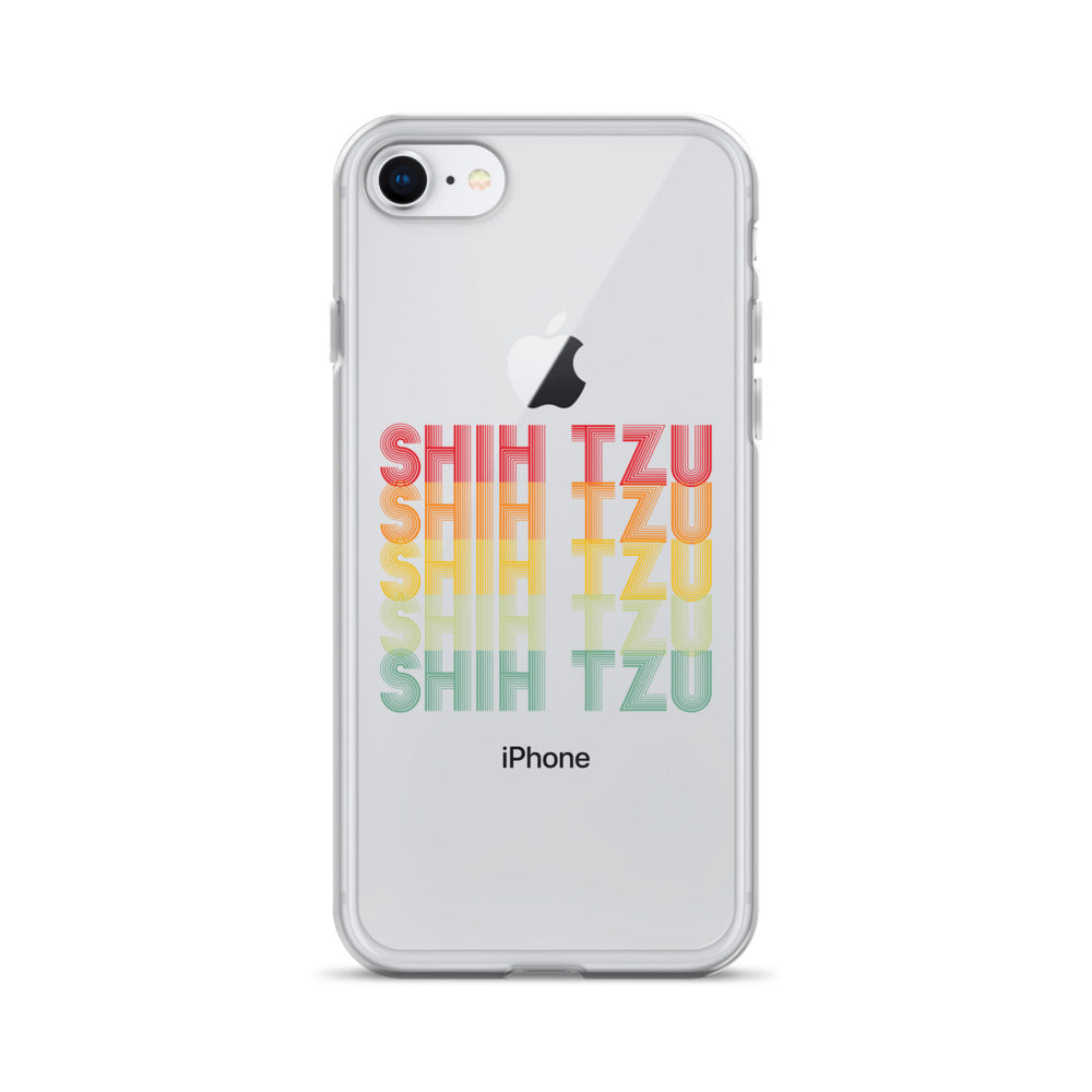 Shih Tzu Typographical iPhone Case