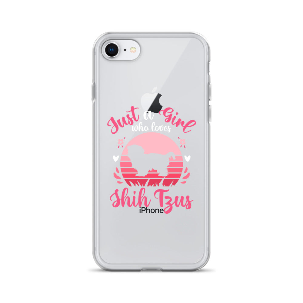 Just a Girl Who Loves Shih Tzu iPhone Case