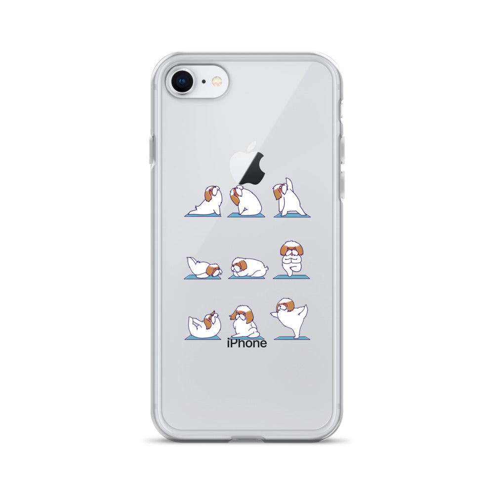 Shih Tzu Doing Yoga iPhone Case