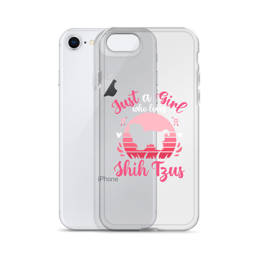 Just a Girl Who Loves Shih Tzu iPhone Case