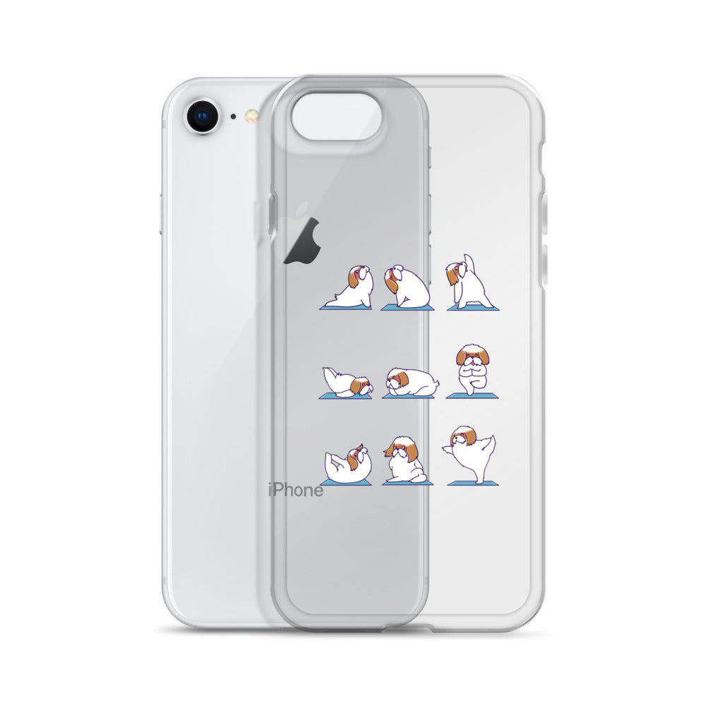 Shih Tzu Doing Yoga iPhone Case