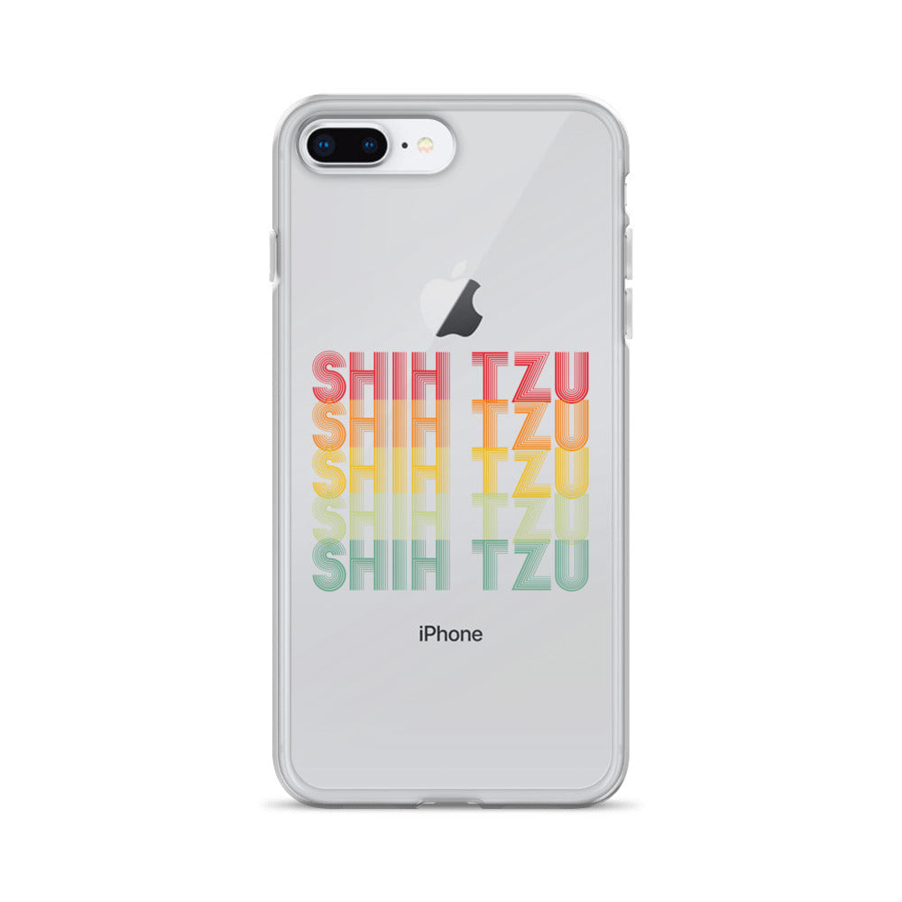 Shih Tzu Typographical iPhone Case