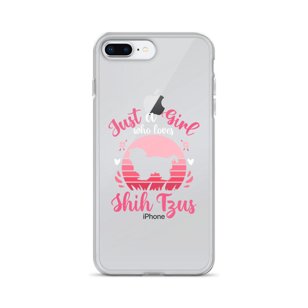 Just a Girl Who Loves Shih Tzu iPhone Case