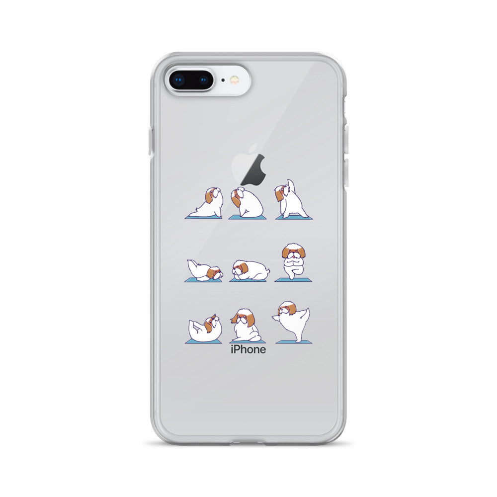 Shih Tzu Doing Yoga iPhone Case