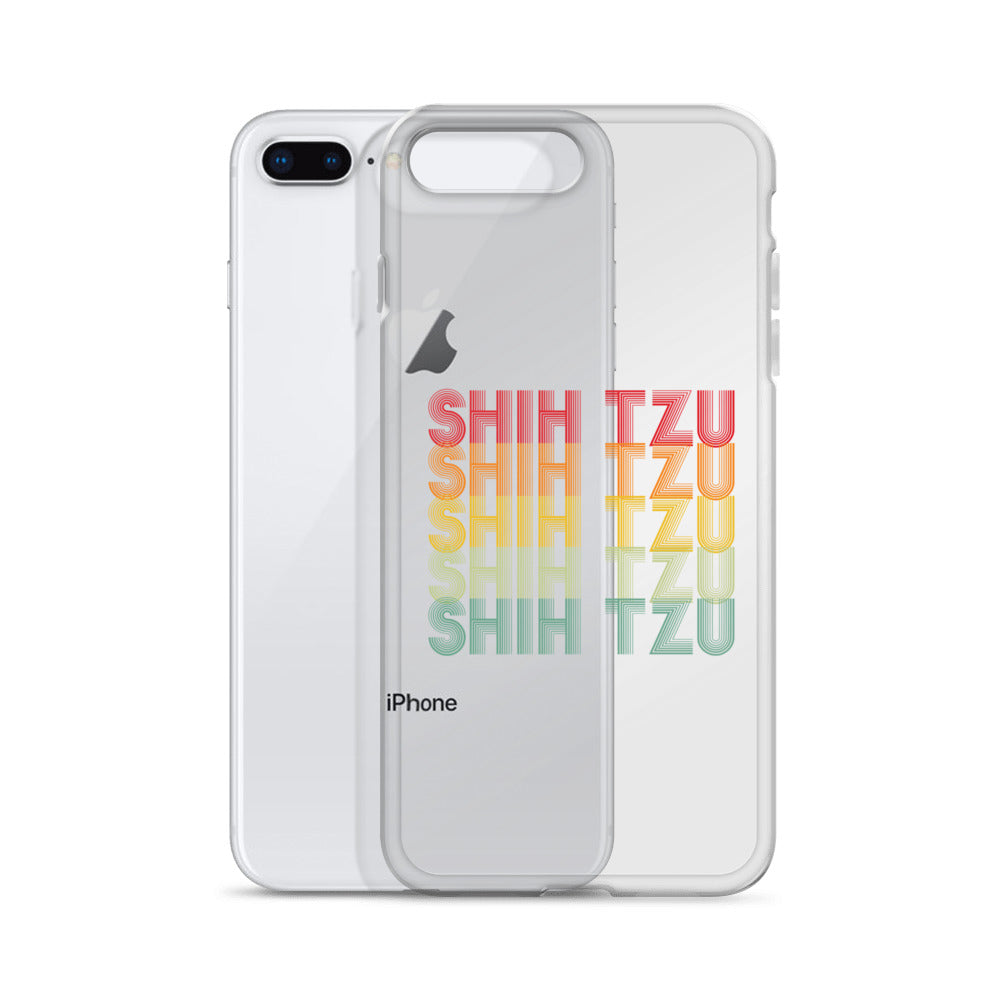 Shih Tzu Typographical iPhone Case