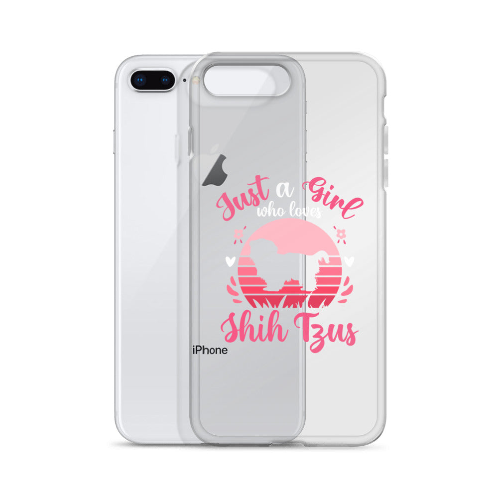 Just a Girl Who Loves Shih Tzu iPhone Case