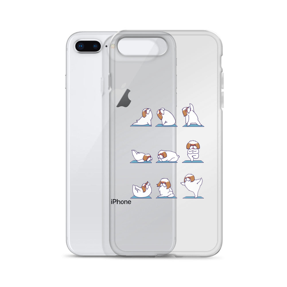 Shih Tzu Doing Yoga iPhone Case