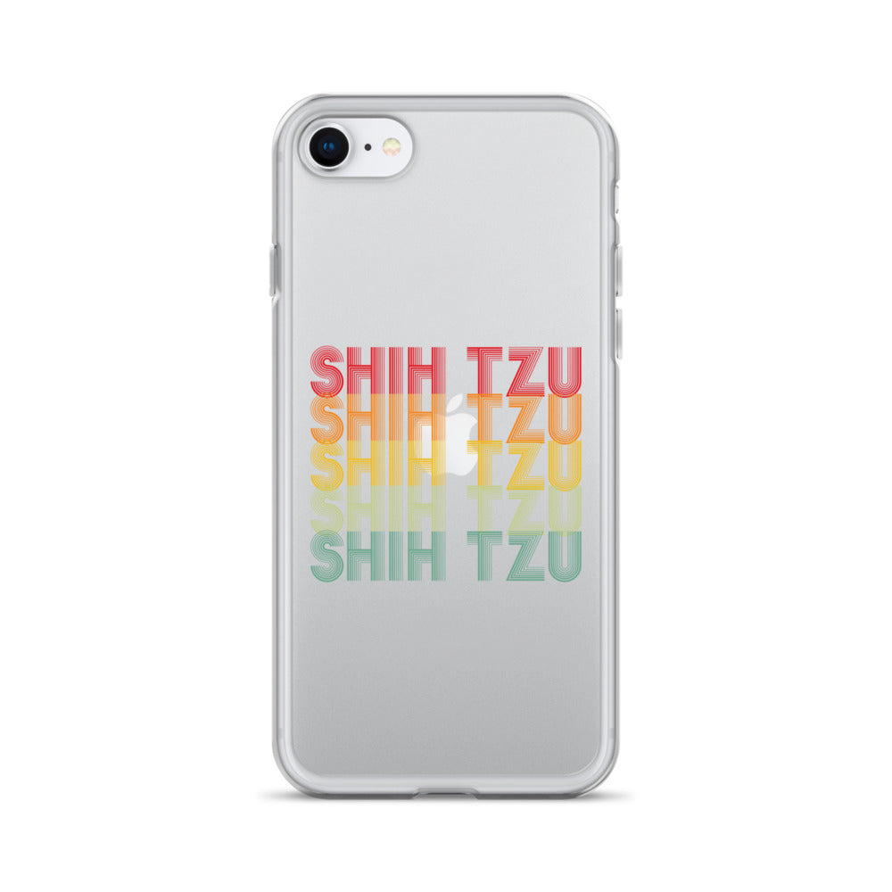 Shih Tzu Typographical iPhone Case