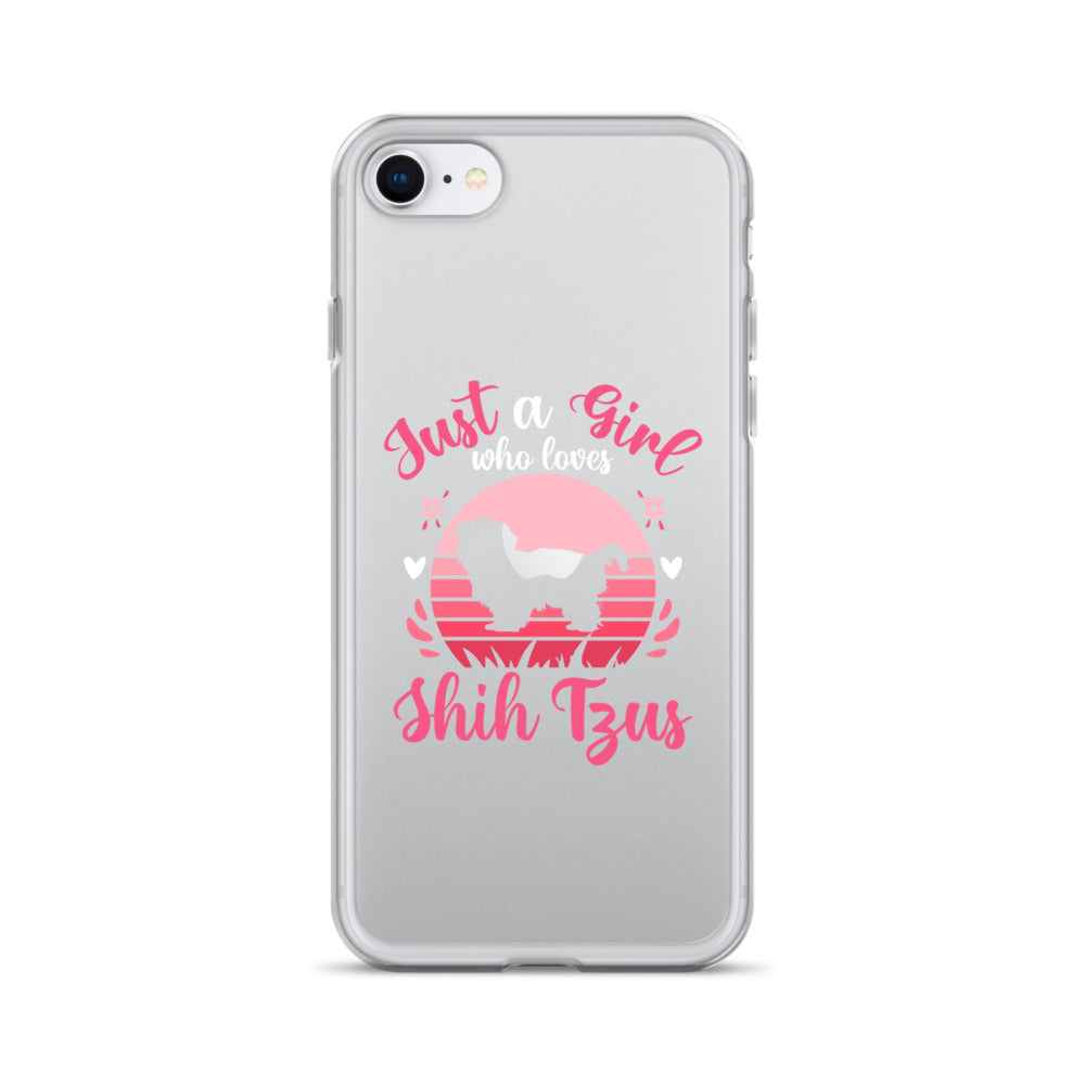 Just a Girl Who Loves Shih Tzu iPhone Case