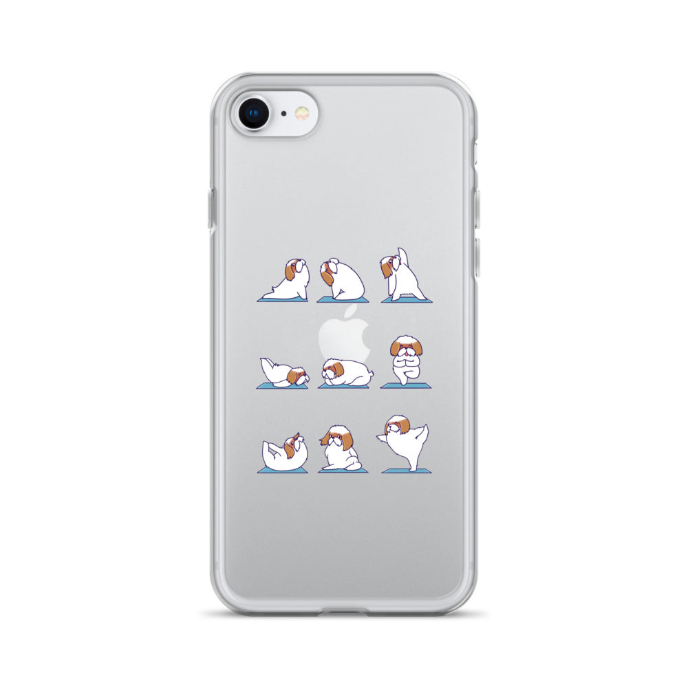 Shih Tzu Doing Yoga iPhone Case