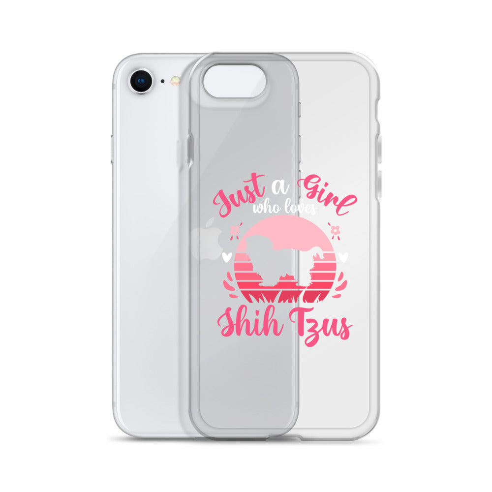 Just a Girl Who Loves Shih Tzu iPhone Case